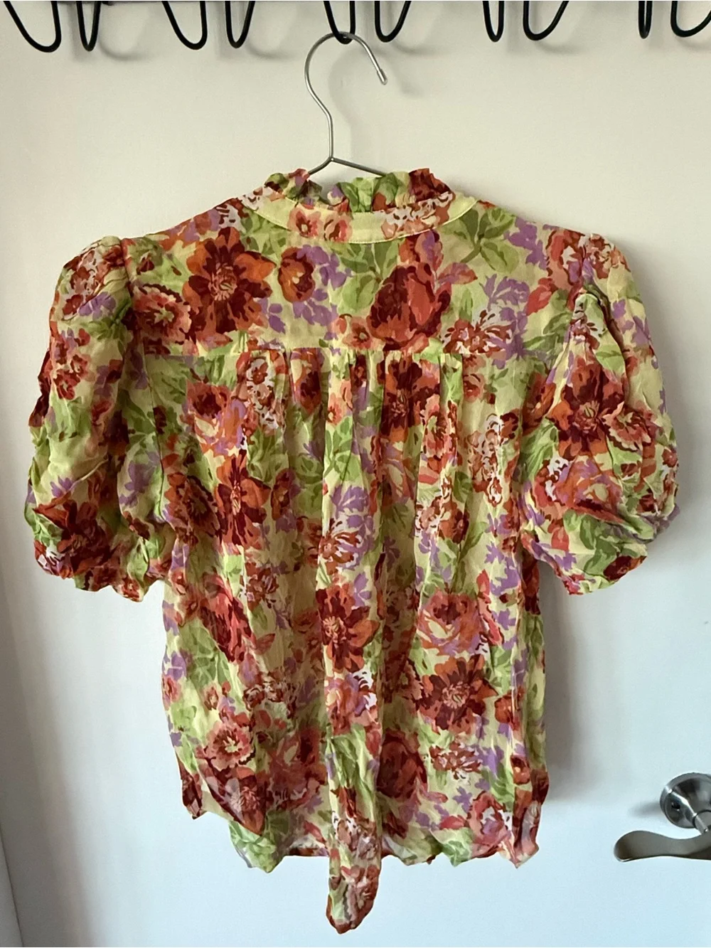 Anthropologie sheer floral